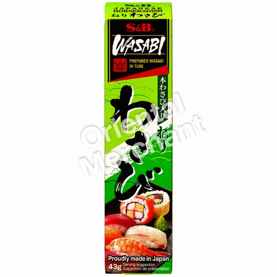S&B Prepared Wasabi in Tube 43g