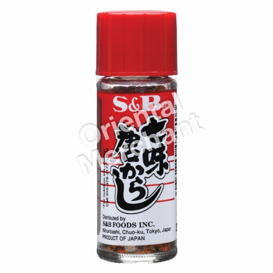 S&B Assorted Chili Pepper (Nanami Togarashi) 15g
