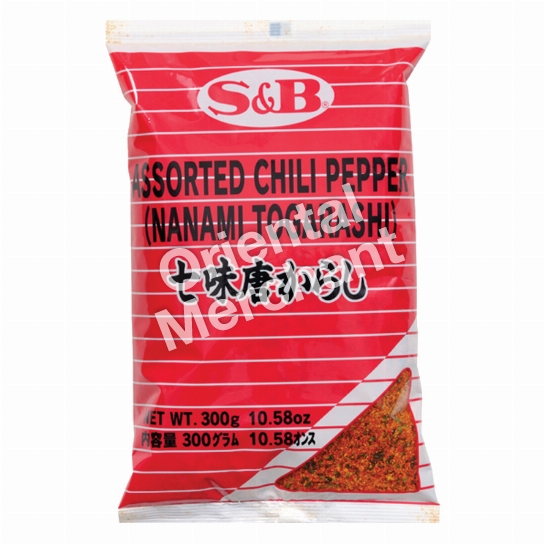S&B Assorted Chili Pepper (Nanami Togarashi) 300g