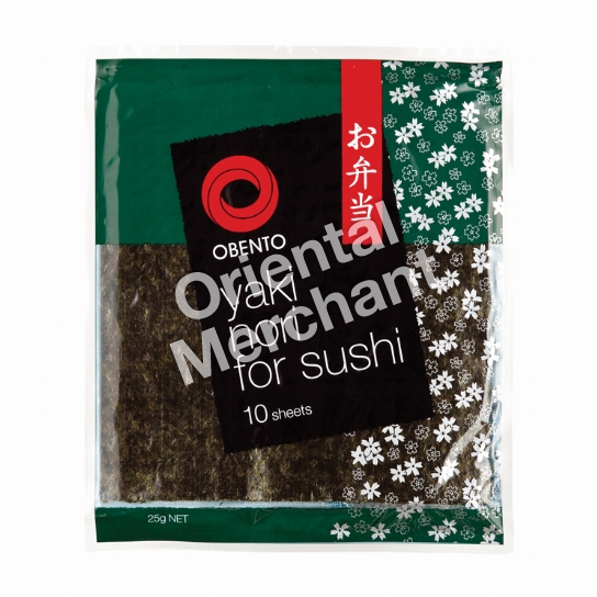 Obento Yaki Nori for Sushi (10 Sheets) 25g