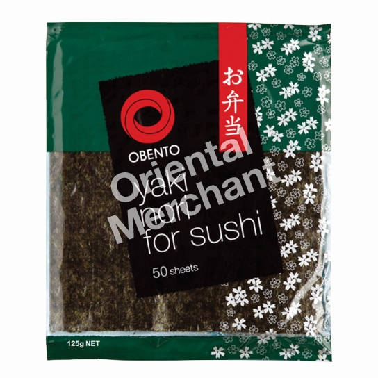 Obento Yaki Nori for Sushi (50 Sheets) 125g