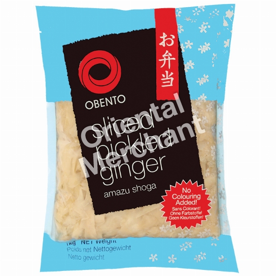 Obento Sliced Pickled Ginger 1kg
