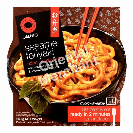 Obento Sesame Teriyaki Udon Noodle Bowl 240g