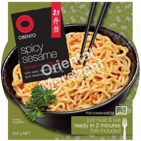 Obento Spicy Sesame Ramen Noodle Bowl 240g