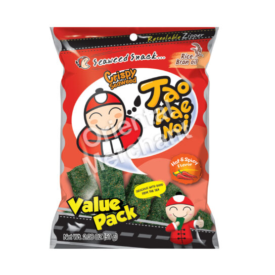 Taokaenoi Crispy Seaweed (Hot and Spicy Flavour) 59g