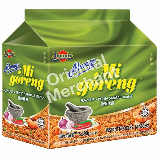 Ibumie Mi Goreng Sambal Udang 80g