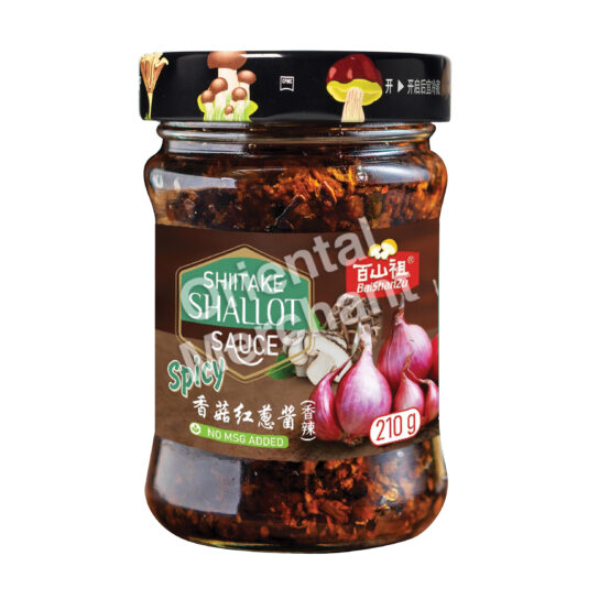 BaiShanZu Shiitake Shallot Sauce Spicy 210g