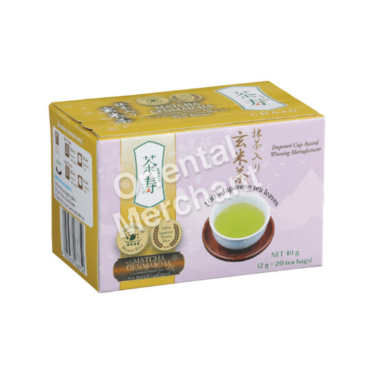 Chaju Japanese Green Tea Bags Matcha Genmaicha 40g